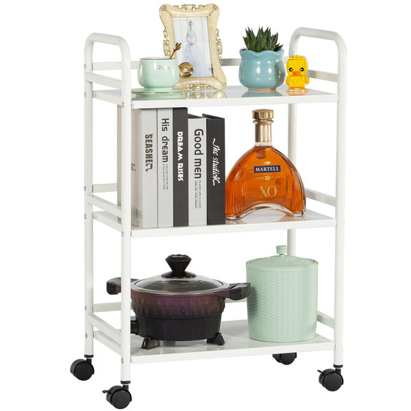 Avalona Tier Metal Utility Multipurpose Rolling Cart Wayfair